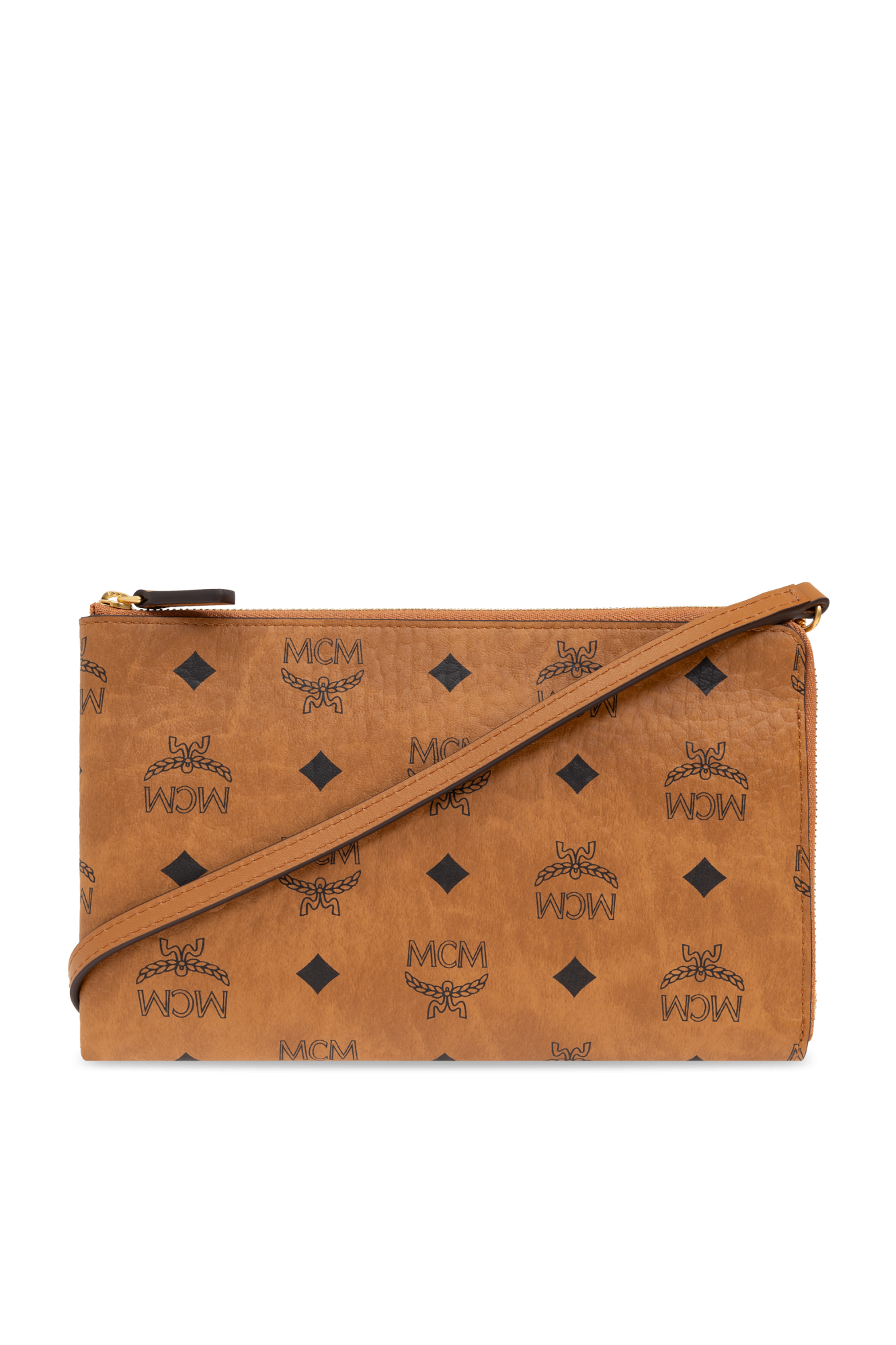 MCMコラボウォレット Small Tracy Trifold Wallet in Visetos Cognac | MCM ®US